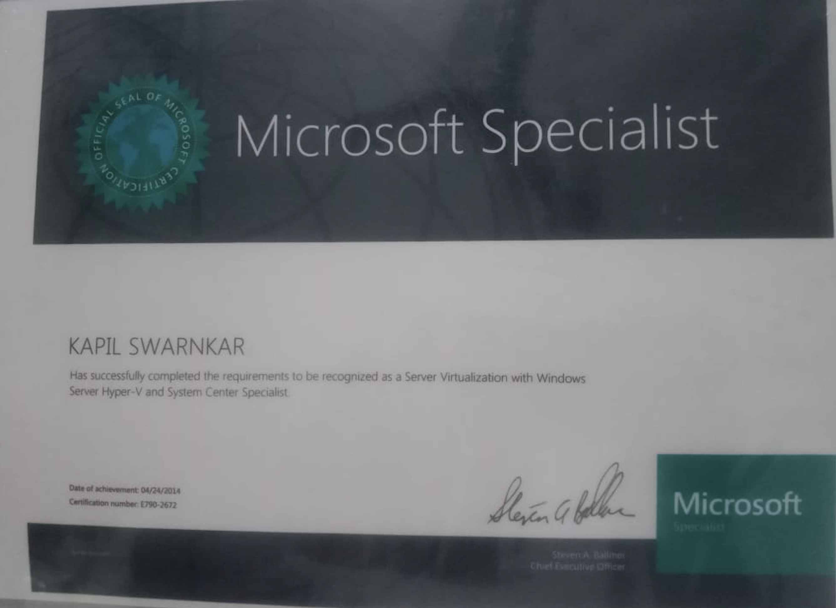 MICROSOFT CERTIFID TRAINER